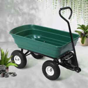 75L Garden Dump Cart - Green