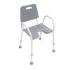 Shower Chair AQUA BOOST Grey adjustable seat - Image 3