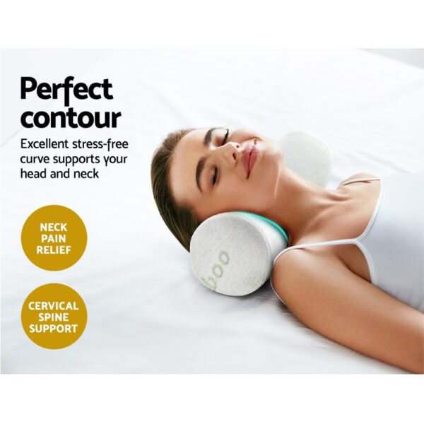 Memory Foam Pillow Bamboo Pillows Cushion Neck Support Cover - Image 6