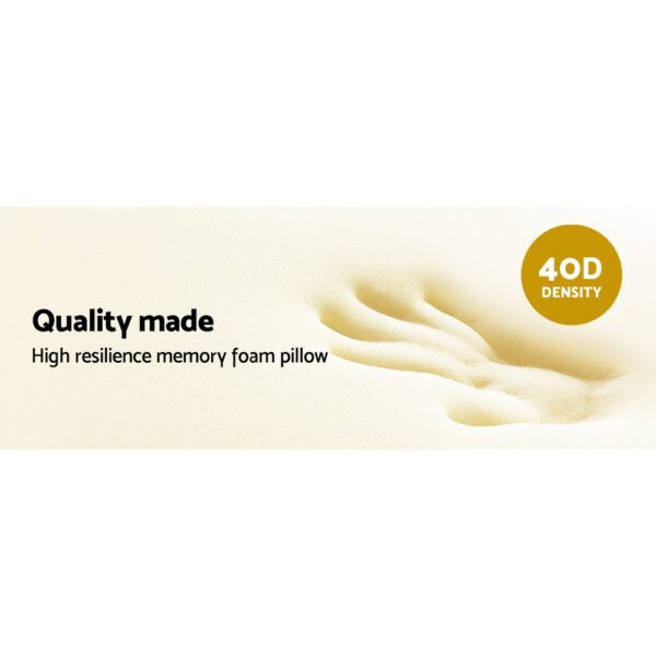 Memory Foam Pillow Bamboo Pillows Cushion Neck Support Cover - Image 5