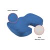 Memory Foam Seat U Shape Navy Blue - Image 5