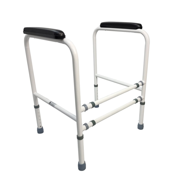 Over Toilet Aid Frame Adjustable Height and Width Easy to Fold