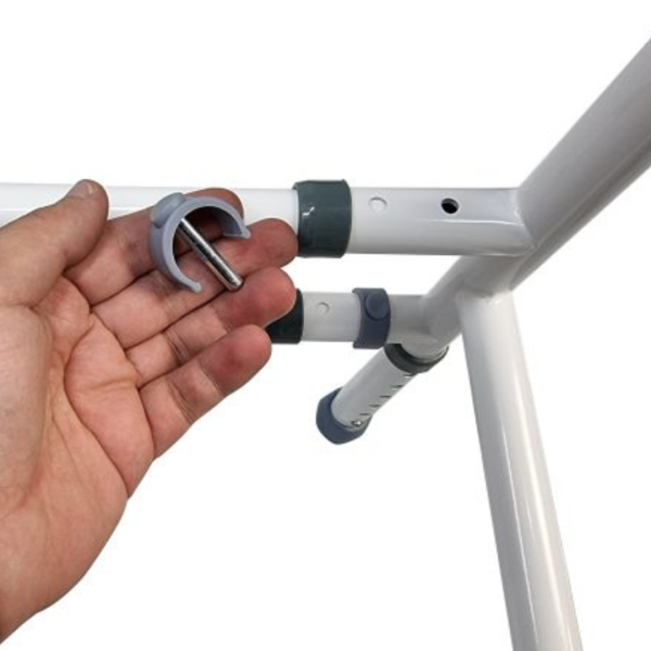 Over Toilet Aid Frame Adjustable Height and Width Easy to Fold - Image 4