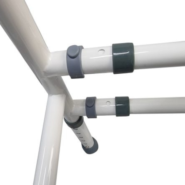 Over Toilet Aid Frame Adjustable Height and Width Easy to Fold - Image 5