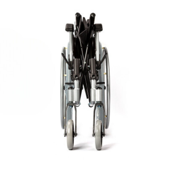 24 Inch Portable Folding Wheelchair - Image 2