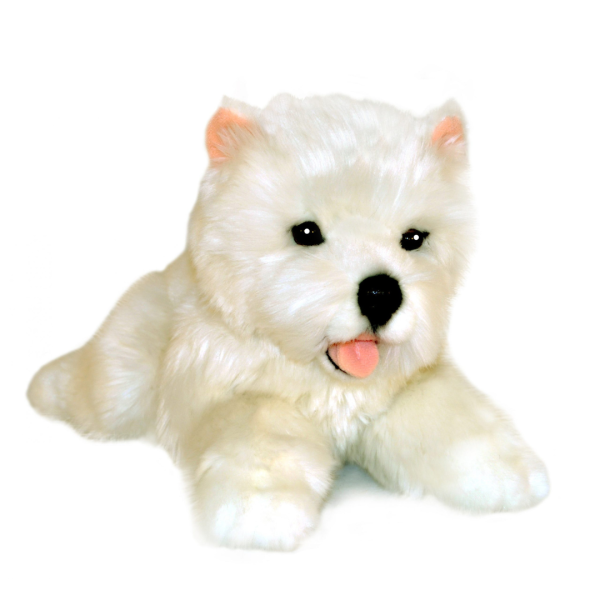 Pookie | West Highland White Terrier Puppy Plush | Sensory/Therapy | Size 28cm