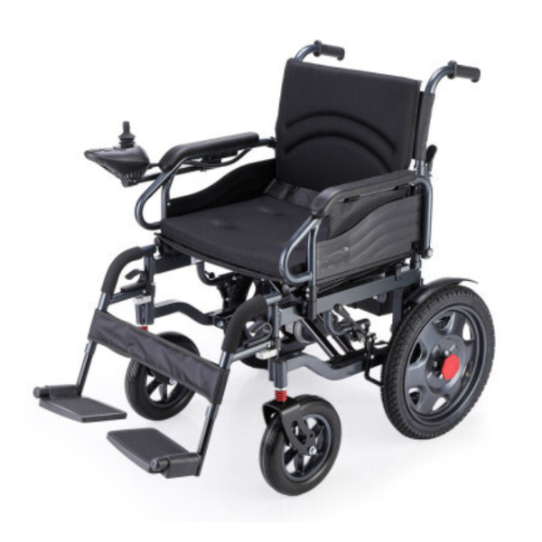 Electric Wheelchair | Extra Wide Seat | Lithium Battery | Foldable Steel Frame | 130KG Weight Capacity