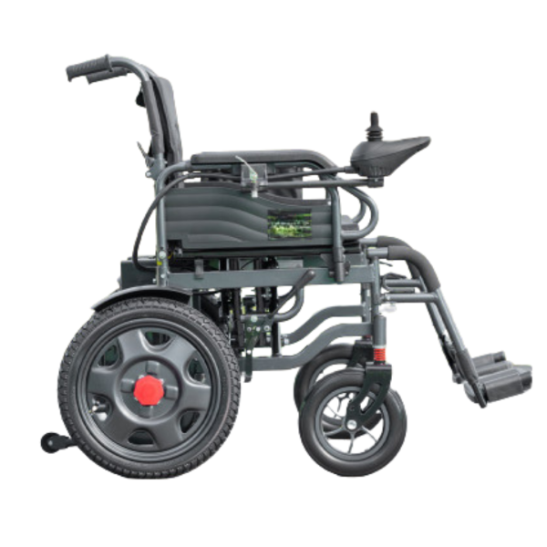 Electric Wheelchair | Extra Wide Seat | Lithium Battery | Foldable Steel Frame | 130KG Weight Capacity - Image 2
