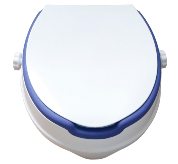 4” Raised Toilet Seat W/Lid & Armrest - Image 2