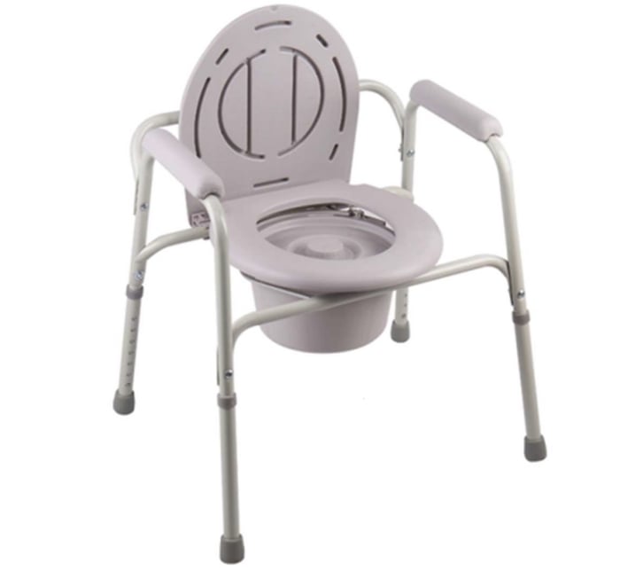 Commode Chair – Aluminium