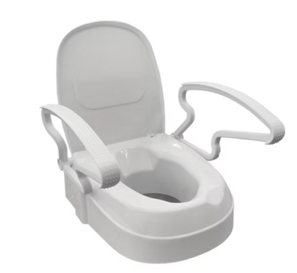 Raised Toilet Seat 3n1 W/Lid
